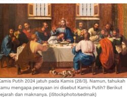 Seluruh Umat di Gereja Katolik St.Stefanus Kaima Ibadah Perayaan Kamis Putih dan Penjelasan Apa Itu Perayaan Kamis Putih ?