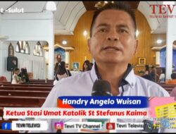 Umat Gereja Katolik St.Stefanus Kaima Rayakan Paskah Kebangkitan Kristus dengan Penuh Makna