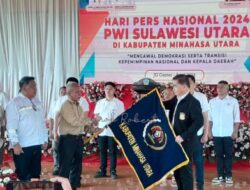 Bupati Joune Ganda Ucapkan Selamat Pengurus PWI Minut 2024-2027, Hukum Tua dan Kepala Sekolah Beri Selamat