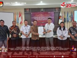 KPU Talaud Rapat Terbuka Rekap Hasil Verfak Dukungan Bapaslon Bupati Wabup 2024