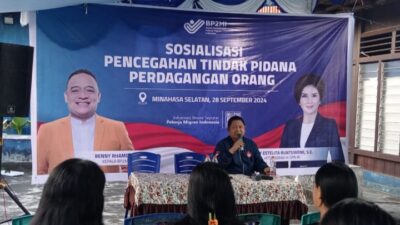 Ketua Komisi IX DPR-RI Felly Runtuwene Gelar Sosialisasi TPPO