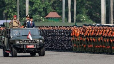 Presiden RI Joko Widodo Menjadi Inspektur Upacara HUT TNI Ke 79 Tahun di Monas