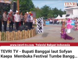 Bupati Banggai laut Sofyan Kaepa Membuka Festival Tumbe Balut 2024