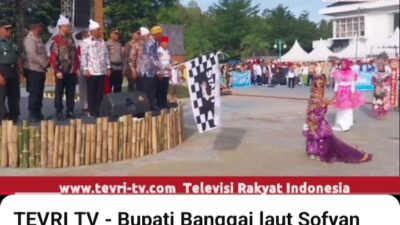 Bupati Banggai laut Sofyan Kaepa Membuka Festival Tumbe Balut 2024