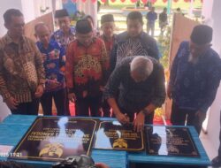 Peduli Mutu/Kualitas Pendidikan, Bupati Balut Resmikan Pembangunan Gedung Bertingkat SMP.N 1 Banggai