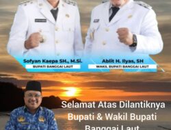 Kepsek SMPN I Banggai Kurmba D.Latta SPd Mengucapkan Selamat & Sukses Atas Dilantiknya Bupati & Wakil Bupati Banggai Laut Sofyan Kaepa-Ablit Iliyas Periode 2025-2030