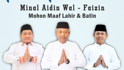 Pemerintah Daerah Kabupaten Banggai Laut, Mengucapkan, Selamat Hari Raya “IDUL FITRI” 1446 H / 2025 M. Minal Aidin Wal Faidzin (Mohon Maaf Lahir & Batin).