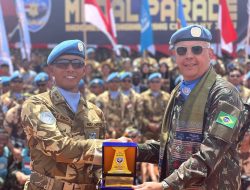 Satgas TNI Kontingen Garuda Raih Medali Kehormatan Dari PBB