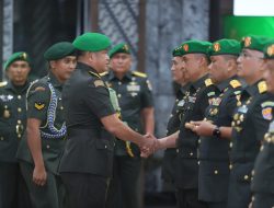 Kasad Pimpin Sertijab 5 Jabatan Strategis TNI AD dan Terima Laporan Kenaikan Pangkat 34 Pati