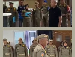 Pemberangkatan Sat Pol PP Balut Dalam Rangka HUT Ke-75 Se-Sulteng di Parimo