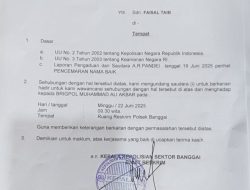 Publik Mendesak Upaya Polisi Atas Sikap Sering Mangkirnya Awak Media Inisial “FS” Dinilai Tidak Kooperatif