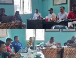 Camat Banggai Tengah Balut, Pimpin Monev di Desa Gonggong