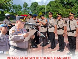Rotasi Jabatan di Polres Bangkep: Kapolres Pimpin Sertijab Tujuh Pejabat Utama