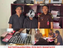 Satresnarkoba Polres Bangkep Limpahkan Tersangka Kasus Peredaran Obat Ilegal di Bangkep