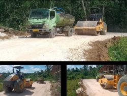 Mantap! Pembangunan Jalan Pemukiman Desa Timbong, Sedang Dalam Pengerjaan