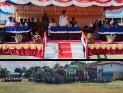 Upacara HUT RI ke-80 Digelar di Lapangan Desa Toropot, Tiga Desa Bersatu Meriahkan Perayaan