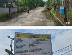 Proyek Dinas PUPR, Rekonstruksi Ruas Jalan Adean Balut, Tuai Pertanyaan Publik