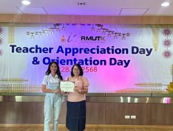 Dua Penghargaan Sekaligus untuk Angelica Judith Micheldi Mahasiswi Asal Indonesia di Rajamangala University of Technology Krungthep – Thailand