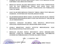 Hari ini: Didepan Kantor DPRD Balut, Ketua DPRD Patwan Kuba Bacakan Maklumat Bersama