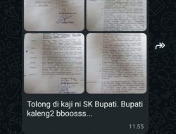 Anggota BPD Desa Keak Balut, Diduga Sebut Nama “Bupati” Dengan Kalimat Tidak Baik di Grup WhatsApp