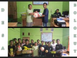 Kades Bolokut, Balut, Serahkan Fasilitas Olahraga untuk Karang Taruna