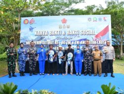 TNI AL Gelar Karya Bakti dan Bakti Sosial di Tanah Laut Kalsel