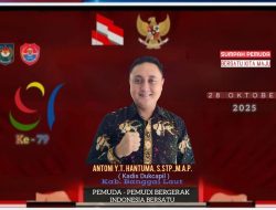 Kepala Dinas Kependudukan dan Catatan Sipil Kabupaten Banggai Laut, ANTONI Y.T. HANTUMA, S.STP.,M.A.P. Mengucapkan: Selamat Memperingati Hari “Sumpah Pemuda” 28 Oktober 2025, “Pemuda-Pemudi Bergerak, INDONESIA Bersatu”