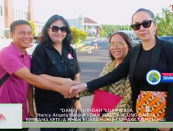 “SEPAKAT BERDAMAI ” Nancy Angela Hendriks & Warga Alung Banua Wujud nyatakan DAMAI ITU INDAH