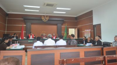 dokumentasi Saat Sidang Pemeriksaan saksi-saksi