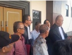 Sidang dugaan Pidana Pelanggaran Mengenai Tanah, Tanaman, dan Pekarangan di desa sea -Noch Sambouw, S.H,MH,C.M.C Kuasa Hukum 4 terdakwa  Soroti  keterangan  saksi yang dinilai Janggal di Persidangan