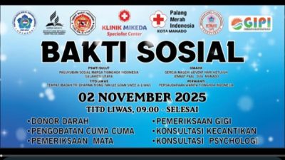 Bakti Sosial kesehatan PSMTI SULUT