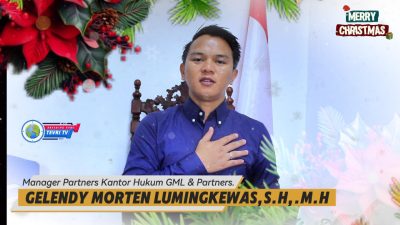 Gelendy Morten Lumingkewas,S.H,.M.H..  Manager Partners Kantor Hukum GML & Partners Mengucapkan ” Selamat Menyambut hari Natal 25 Desember 2025 & Menyongsong Tahun Baru 1 Januari 2026 “