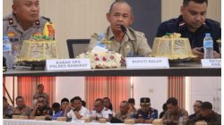 Polres Bangkep Gelar Rakor Linsek Operasi Lilin Tinombala 2025 Demi Amankan Nataru