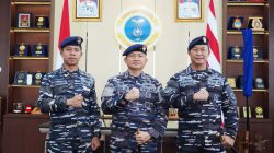 Perkuat Sinergi dan Koordinasi Pengamanan Selat Malaka, Danlanal Dumai Sambut Kunjumgan Danguskamla Koarmada I