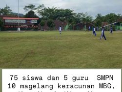 Penyebab Keracunan MBG di SMPN 10 dan SMAN 3 kota Magelang.