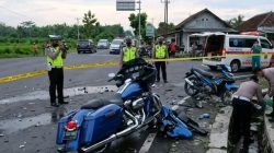 Kecelakaan Maut,Harley vs Jupiter, Bos Rokok HS Magelang kritis, Istri Meninggal Dunia.