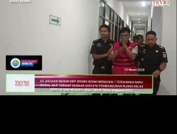 KEJARI KEPULAUAN SITARO  RESMI MELAKUKAN PENAHANAN TERHADAP M.P TERSANGKA BARU DALAM DUGAAN KORUPSI PEMBANGUNAN RUANG KELAS BARU DI SMA NEGERI 1 SIAU TIMUR