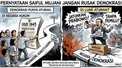 Pernyataan Saiful Mujani Jangan Rusak Demokrasi