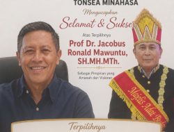 Majelis Adat Budaya Tonsea Apresiasi Prof Dr. Jacobus Ronald Mawuntu, SH., MH., M.Th Terpilih Dekan Fakultas Hukum