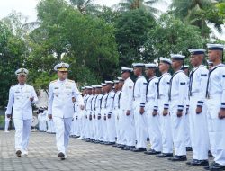 Satdik 1 Kodiklatal Tanjung Uban Gelar Pelantikan dan Penyumpahan Dikmata TNI AL XLVI