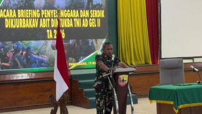 Awali Dikjurbakav 2026, Danpusdikkav Tekankan Disiplin dan Semangat Juang Prajurit