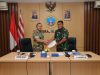 Dankodaeral III Terima Hasil Audit Itjen TNI Pada Acara Exit Meeting Di Makodaeral III