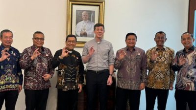 Wakil Uskup TNI-Polri Audiensi Perdana ke Kedubes Vatikan Jakarta