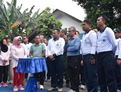 Wakili Dankodaeral III, Wadan Resmikan Sarana Olahraga Di Komplek TNI AL