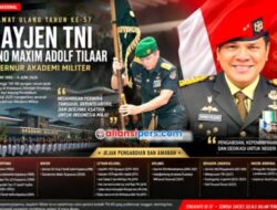 Panglima Teterusan Wirautama Permesta 2357 Tevri Ngantung Ucapkan Selamat Ulang Tahun ke-57 Mayjen TNI AD Rano Tilaar