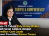 Viral! Usia 73 Tahun, Eldy Jenny Wullur Raih Gelar Sarjana dengan Predikat Cum Laude Lewat Penelitian Bahasa Tonsea