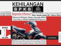 Berita Kehilangan BPKB Sepeda Motor
