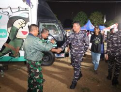 Aksi Cepat Tanggap, TNI AL Kodaeral III Ulurkan Bantuan Untuk Korban Kebakaran Kemayoran