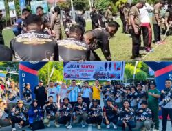 BANGGAI LAUT JUARA 1 TARIK TAMBANG PADA HUT SATPOL PP, DAMKARMAT & SATLINMAS TINGKAT PROVINSI