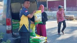 Peduli Masyarakat, Polda Sulteng Bersama BTA Salurkan Bantuan Sosial di Desa Bale